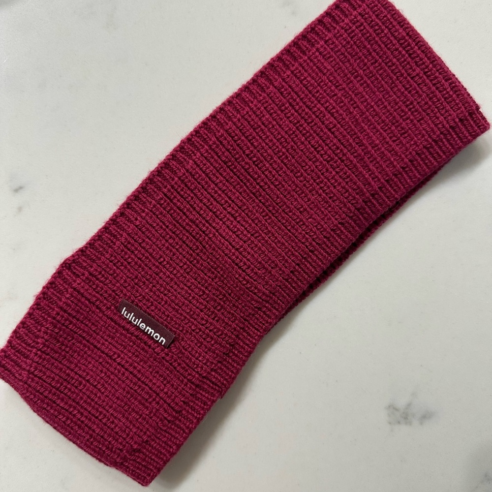 Lululemon Pink Knit Headband